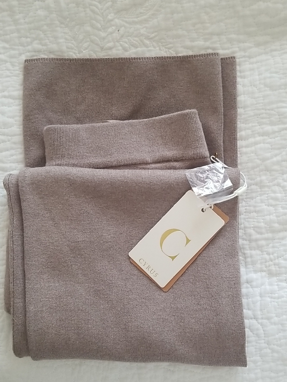 NEW! Cyrus Knit Pants in Taupe